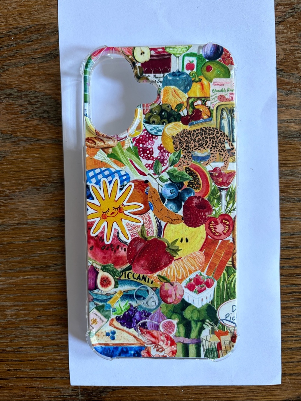Colorful Fruit & Floral Pattern Phone Case- IPhone 17